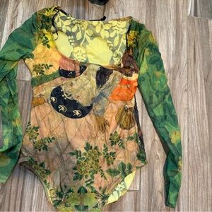 Desigual Floral Long Sleeve Women's Top